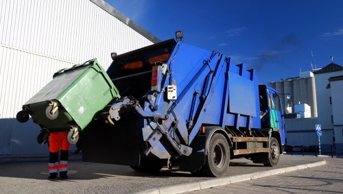 Community recycling center in Osterley