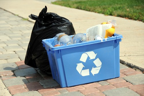 Recycling materials from demolition waste in Osterley