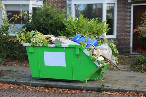 Eco-friendly grab hire container placement in Osterley
